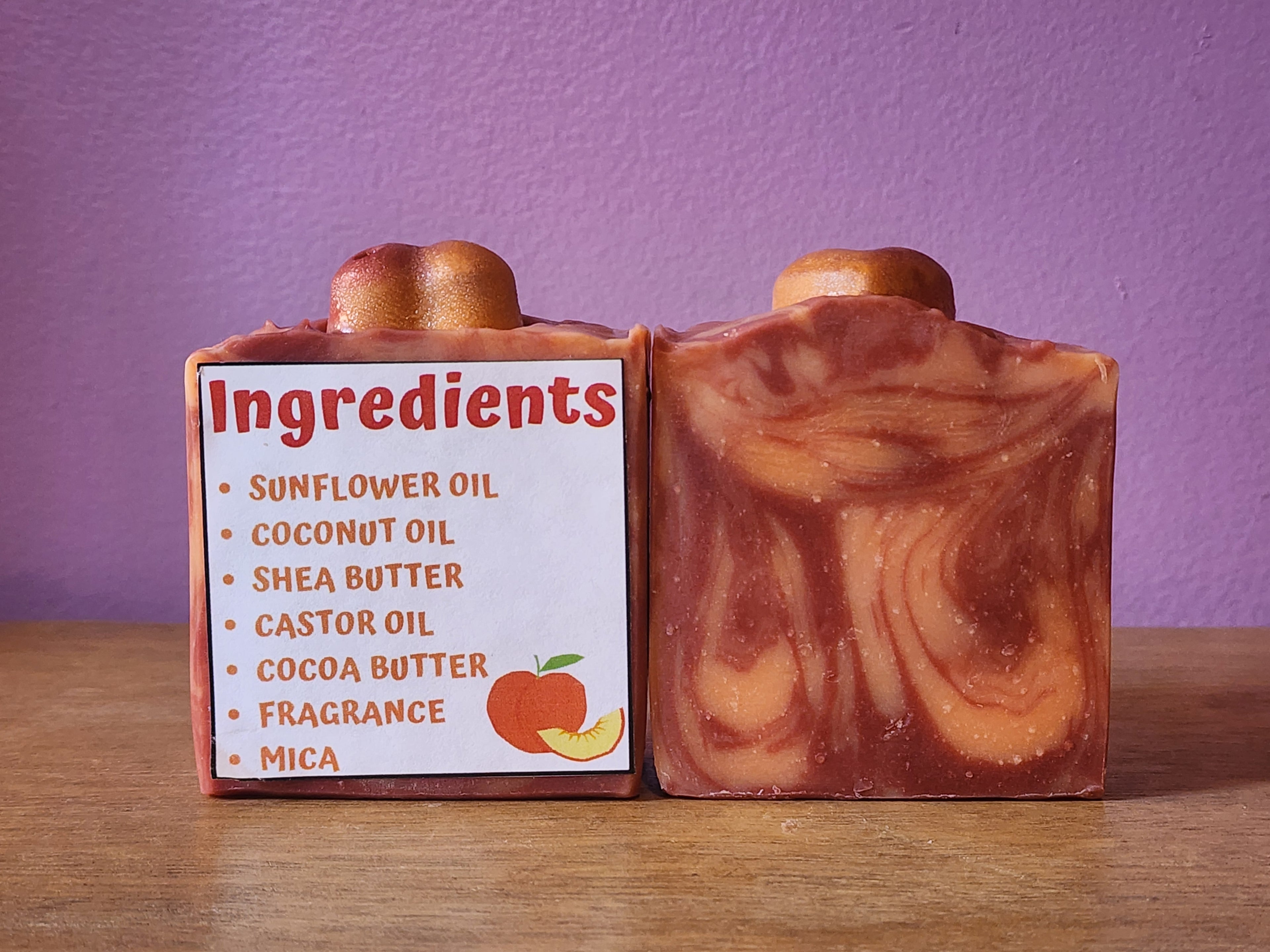 Groovy Peach Soap